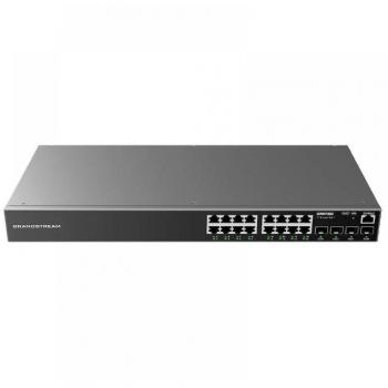 Grandstream GWN7802 Managed Gigabit Ethernet Switch with 16 Ports and 4 SFP Slots