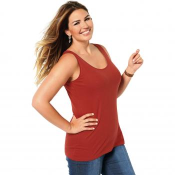 Camiseta Anchos Tirantes by Vencastyle,Teja,M