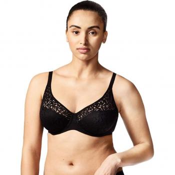 Chantelle Women's Easy Feel Norah Covering Moulded Bra - Black Polyamide - Size 40E