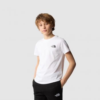 Camiseta Unisex de Niños Simple Dome The North Face - Blanca