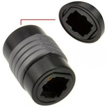 kenable Tos Link Digital óptico Cable Acoplador Extensión Adaptador
