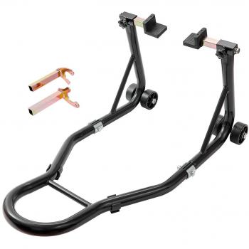 Vevor Heavy-Duty Motorcycle Rear Wheel Stand with Adjustable Arm, 850 lbs Capacity, Compatible with Suzuki, Yamaha, Honda, Kawasaki - Black