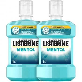Listerine Enjuague Bucal Mentol Duplo 2 x 1000ml