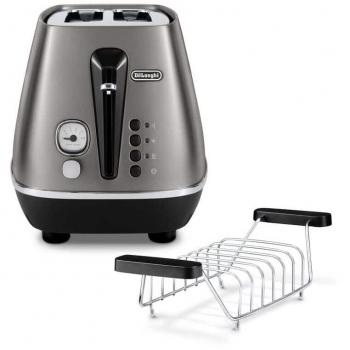 Tostadora De'Longhi Distinta Titanium CTIN2103.TB Negra Titanio