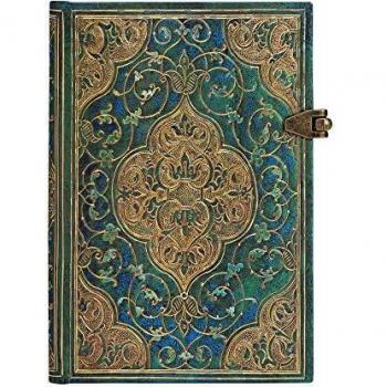 Libreta Mini Rayada Tapa Dura Crónicas Turquesas Paperblanks