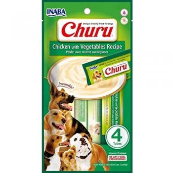 Snack para Perros Inaba EUD615 Pollo Vegetal 4 x 14 g