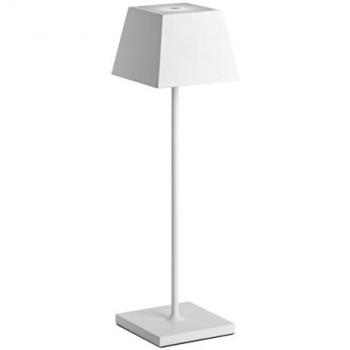 Lámpara de Mesa LED Portátil y Recargable Blanca IP54 2700K Rossini Siesta SIE001B