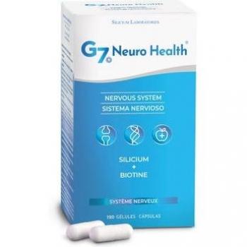 Silicium G7 Neuro Health 120 Cápsulas - Suplemento alimenticio para el apoyo cognitivo y la salud del sistema nervioso, formulado con silicio orgánico, vitaminas y minerales esenciales, presentado en envase de