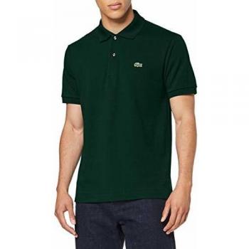 Lacoste Green Polo Shirt Classic Style Male Size XS