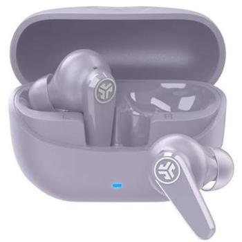Auriculares JLab Go Pods ANC Intrauditivos Estéreo Inalámbricos Bluetooth con Cancelación de Ruido, Resistencia al Agua IP55, Color Lila