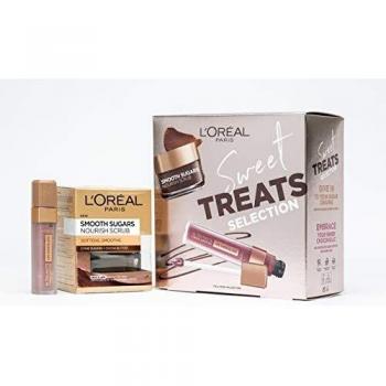 L'Oréal Sweet Treats Set Gloss Ultra Matte y Mascarilla Azúcares Suaves y Manteca de Cacao