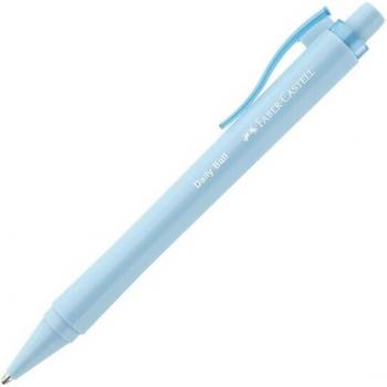 Bolígrafo retráctil Faber-Castell Daily Ball recambio XB lila y azul claro