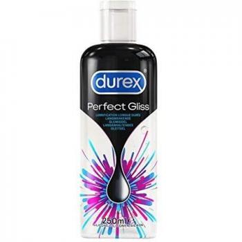 Gel Lubrificante Perfect Gliss Durex - 250 ml para Sexo Anal a Base de Silicone