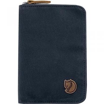 Portafolio de Pasaporte Fjällräven Navy con Cierre y Diseño Unisex