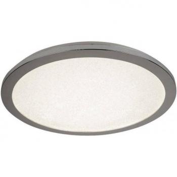 Plafón baño cromo integrado LED 1 bombilla 2,5cm IP44