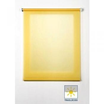 Estores Collection Estor Enrollable Estor Enrollable Traslúcido Amarillo 80X250 Amarillo 80 x 250 cm