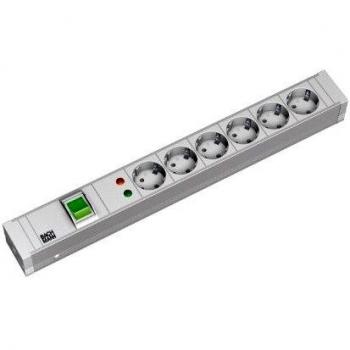 Bachmann - Base 19' 4 tomas con interruptor protección total blanco