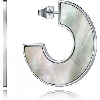 Pendientes Viceroy AIR 75268E01000 mujer acero con madreperla blanca