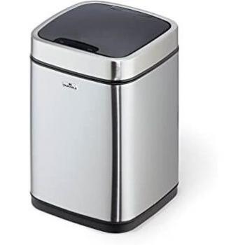 Cesto de Basura Durable No Touch con Sensor - Capacidad 6 Litros - Acero Inoxidable