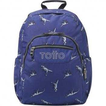 Mochila Grande Adaptable a carro Acuareles - Azul