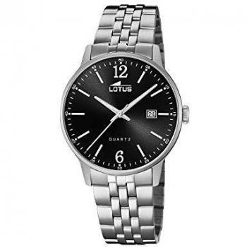 Reloj Lotus Acero clásico 18694/4 hombre negro