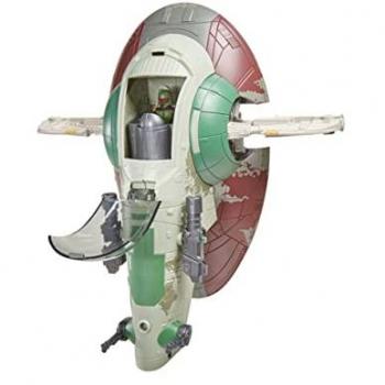 Star Wars Mission Fleet Boba Fett's Firespray Starship with 2.5-Inch Figure