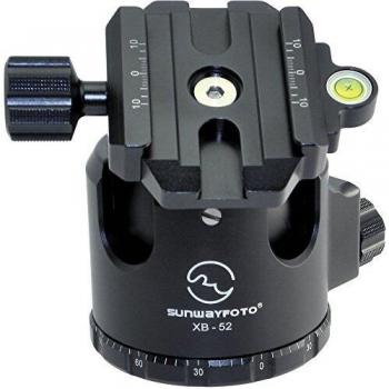 SUNWAYFOTO XB-52DL Low Center of Gravity Ball Head with Duo-lever Clamp