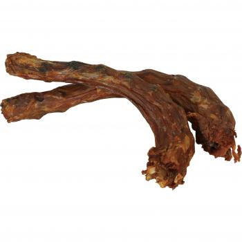 Mordedor de perro Zolux Turkey neck - Mordedor natural para perros, hecho a base de cuello de pavo deshidratado, sin conservantes ni colorantes artificiales, ideal para la higiene dental y el entretenimiento del perro