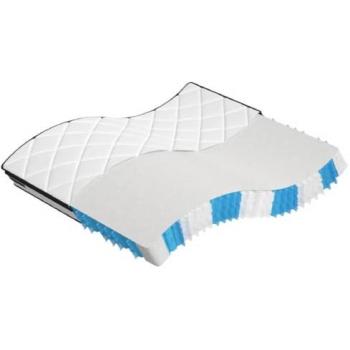 Colchón de muelles ensacados Super King Medium Plus 160x200 cm Blanco