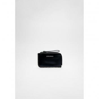 Stradivarius Black Beaded Card Holder OS
