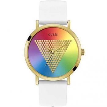 Guess Reloj analógico para de Cuarzo con Correa en Silicona W1161G5