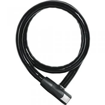 Candado de Cable Antivol Abus Centuro 860/110, Negro, 110 cm