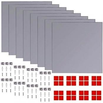 Frameless Mirror Tiles Glass 8 Piece Set – 20.5 cm