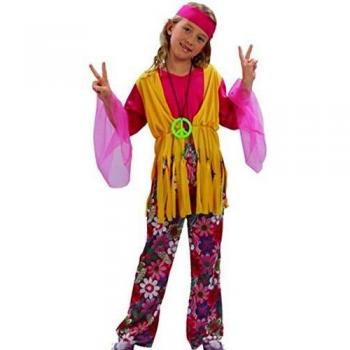 Fyasa 701358-T01 - Disfraz de niña hippie