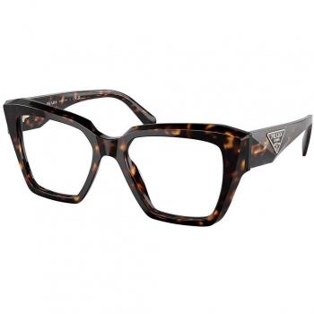 Prada PR 09ZVF Asian Fit 2AU1O1 Women’s Eyeglasses Tortoiseshell Size 52 (Frame Only) - Blue Light Block Available