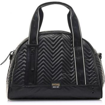 Bolso de Mano Mustang Aeroon en Tejido Metalizado Color Negro