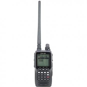 Radio VHF portátil Yaesu FTA450L para aviación 118,000-136,975 MHz, 2200 mAh, Negro