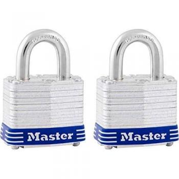 Master Lock 3T Keyed Padlock, Silver, 5.6 x 1.6 x 1.2