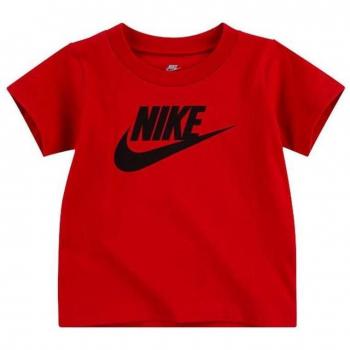 Camiseta Nike para Niño en Color Rojo con Estampado Futura