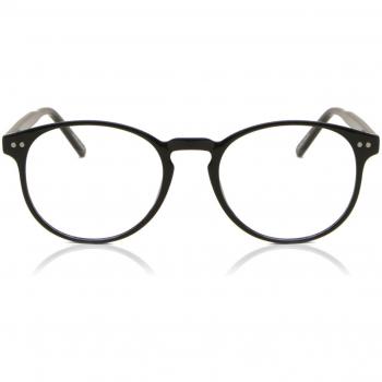 Gafas Anti-Azules Oval Montuta Completa Plástico Negras Armazones para Hombre - SmartBuy Collection
