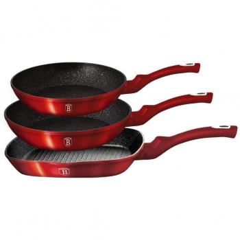 Berlinger Casa Touch Tres unidades Frypan Set II Borgoña