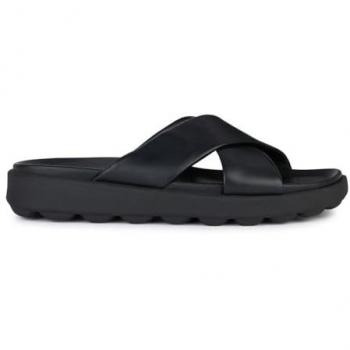 Geox Men's Spherica EC6 Black Slides Sandals Size 44
