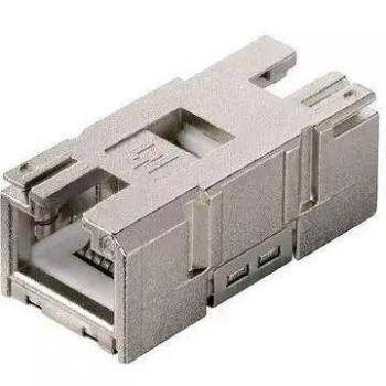 Weidmüller RJ45 Modular Connector - Cat6a Shielded 360° White