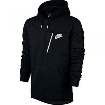 Nike M Nsw Av15 Hoodie Po Flc Sudadera, Hombre, Negro
