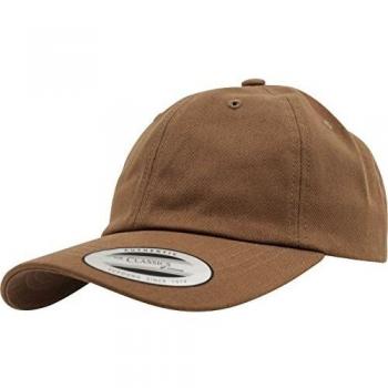 Low Profile Cotton Twill Cap - Flexfit Unisex, Dark Beige