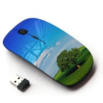 KawaiiMouse [ Ratón óptico 2.4G inalámbrico ] Nature Green Trea