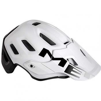 MET M3HM115M0BI1 - Casco, M, Blanco - Negro, Unisex
