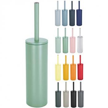 Escobilla de WC Spirella AKIRA con Soporte de Metal Verde Mate