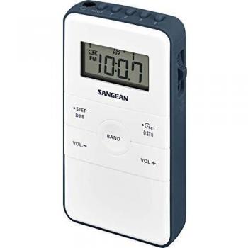 Radio Sangean Pocket 140 Blanco/Azul - Radio - Los Mejores Precios