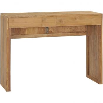 Solid Teak Wood Console Table 100x35x75 cm
